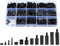 Litorange 320 pezzi M2 maschio femmina nylon esagonale distanziatore vite dado assortiti kit assortimento (nero)