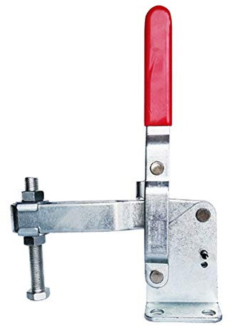 Kniehebelspanner,Vertikaler Schnellspanner Horizontal Klemmen Toggle Clamp Mit Rotem Handgriff, 550 Kg Haltekapazität Schnellspanner Für Türen, Maschinen, Automobile