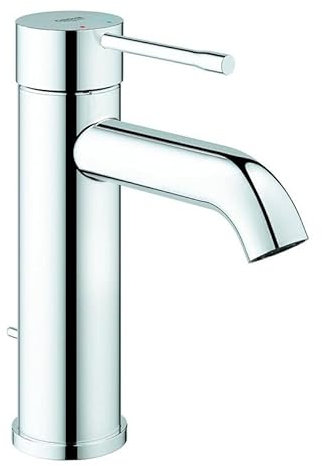 Grohe - Mitigeur lavabo, Grohe Essence New - Bec normal, Chrome, En stock