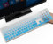 Cubierta de teclado para HP Pavilion 27 todo en uno PC 27xa0014 27 Xa0055Ng 0370Nd 0076Hk 0010Na HP Pavilion 24 24xa0020 Xa0002A Xa0032 xa0013w HP Pavilion todo en uno Funda para teclado Ombre Blue