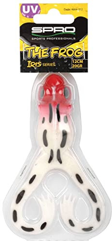 Spro Creature Bait zum Hechtangeln Iris The Frog 12cm 20g, Farbe:Redhead