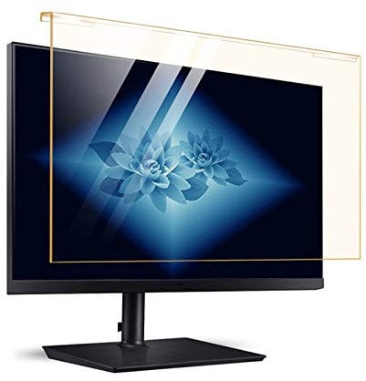 WLWLEO Computer Screen Protector for 17-28 Inch Display Hanging Anti Blue Light Screen Protector Fuss-Free Installation Blue Blocking Filter Film for Desktop Computer/TV/Laptop Monitor,19 439 * 286