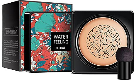 xiaoquexing Head Air Cushion Foundation, CC Cream Water Feeling Flawless BB Cream Moisturizing Oil Control, Leichtes Glättendes Natürliches Concealer Make-up Tool Für Frauen