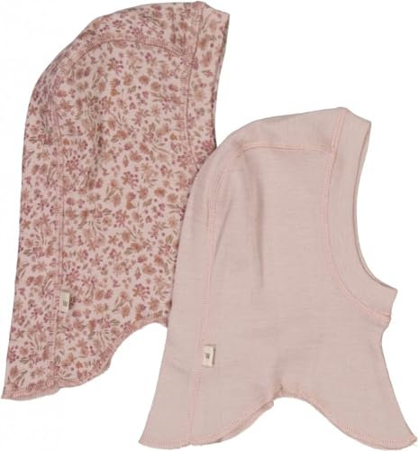 Wheat Unisex Baby 2 Wolle Sturmhaube Felix Balaclava, Powder, 0-3 Monate EU