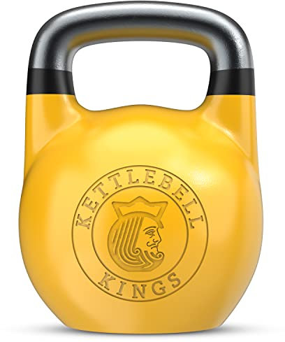 Kettlebell Kings | 33mm Competition style Kettlebell Weights For Women & Men | Designed For Comfort in High Repetition Workouts | Superior Balance For Better Workouts (18KG)