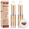 2Pcs Koffein Augencreme Augenstift mit Kollagen und Hyaluronsäure gegen Augenringe und Schwellungen, Anti-Aging-Augencreme, gegen Schwellungen und Tränensäcke, reduziert Fältchen