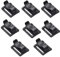 Yurosiay 5 Stück Trinkschlauch Clip Tragbarer Schlauchklemme Rucksack Taktische Rohrschellen Verstellbarer Trinkschlauch Halter Wasserschlauch Clip für Rucksack Molle Trinkschlauch Clip Schwarz