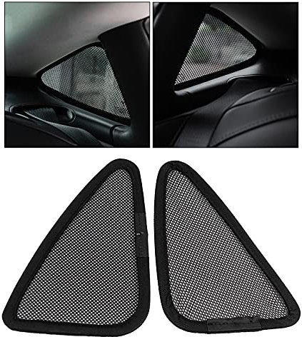 Pack of 2 Car Window Sun Shade for Tesla Model 3 X Y Sun Protection Accessories Triangle Protection Model Three Matte Blind Rear Window Sun Protection Net Covers (For Model 3)