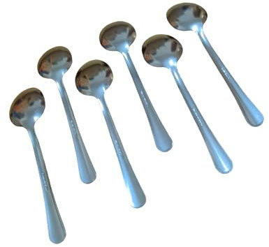 Cucchiaio da tavola in acciaio inox da 18 cm, cucchiai da minestra, cucchiai da dessert, cucchiaio per cereali, posate da cucina per hotel, ristoranti, eventi speciali, lavabili in lavastoviglie