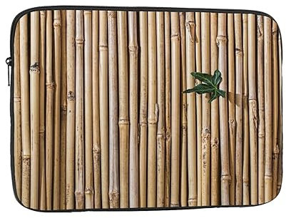 Large Bamboo Raft Print Laptop Sleeve Fashion Lightweight Laptop Case Computer Bag For 10-17 Inch Notebook Tablet 10 Inch