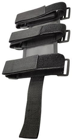 Uonlytech Supporto Estintore Auto Con Cinghia Nera Resistente e Antiscivolo Per Fissaggio Estintore Veicolare Per Portellone e Barra Di Protezione