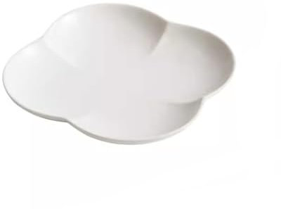 Tazones de Pasta Platos de Aperitivo Plato de cena con forma de flor de porcelana blanca, plato de ensalada for el hogar, plato de fruta, restaurante, Hotel, plato creativo for aperitivos Platos de Co