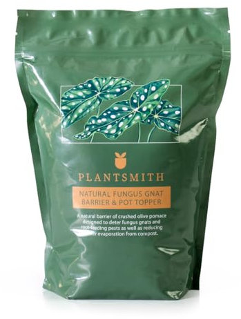 Plantsmith 1kg Natural Fungus Gnat Barrier & Pot Topper, Pet and Child Safe, Pest Control Barrier