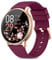 RUXINGX Smartwatch Damen mit Telefonfunktion 1.27 HD Voll Touch Screen, Armbanduhr mit SpO2 Pulsuhr Menstruationszyklus Schlafmonitor Schrittzähler Kalorien Fitness Tracker IP68 iOS Android Lila