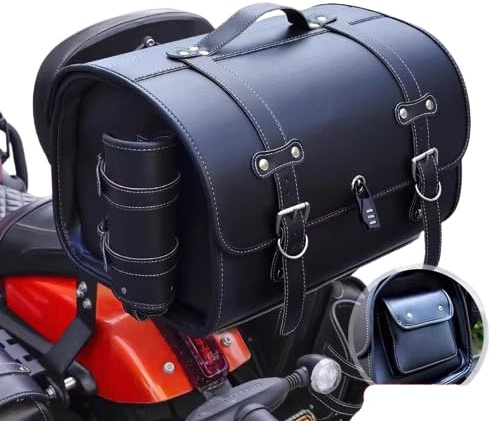 ZHSDMB 4PCS Motorrad Hecktasche für Triumph Thunderbird 1600 2009-2018, Wassersichte Motorrad Hecktasche, Große Kapazität