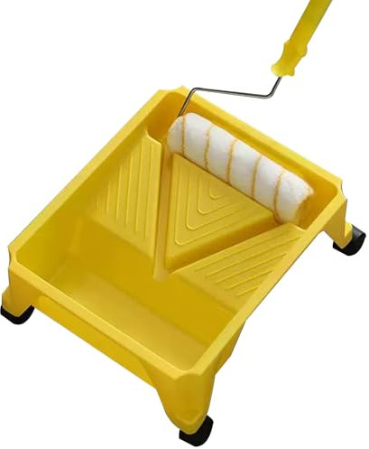 DPFCYBS Vassoio per Vernice al Lattice Vassoio A Rullo con Ruote Universali Attrezzo per Pittura Murale Rimovibile Vernice Forniture per L'edilizia