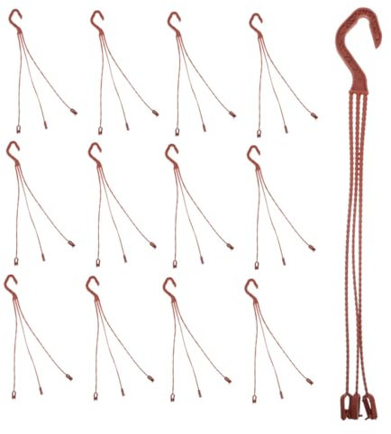 SUPVOX 20 Ganchos Resistentes para Colgar Plantas para Jardín Portátiles para Colgar Macetas para Montar En La Pared Excelente Artesanía