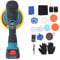 Poliermaschine, Auto Poliermaschine Set, 6 Zoll Autopolierer mit 2 Stück 21V 1500mAh Lithium Akku, Akku Wachsmaschine für Autodetailing, Autoreinigung und Polieren von Auto