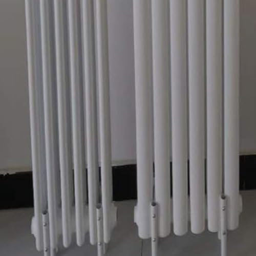 Piedini per termosifone dal design architettonico, supporto stabile per radiatori verticali in ghisa (10 cm)