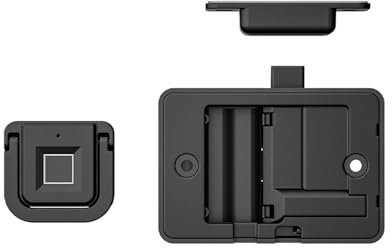 Sarini Cerradura Inteligente para cajón con Huella Dactilar, Cerradura antirrobo para archivador, Impermeable al Aire Libre, Adecuada para Puertas, taquillas, oficinas