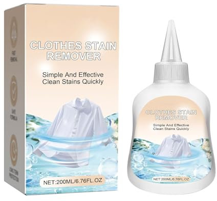 IUNSER Kraftvoller Fleckenentferner – Frisch wie Kleidung – Fleckenentferner, der Ihren Kleidungsstücken ihren ursprünglichen Glanz zurückgibt [200 ml] Backofen Reinigung (Khaki, 7.2x5x15.3cm)