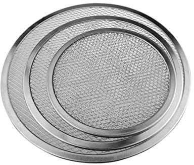 Pizza-Backform Teller Backblechgestell Pfannkuchen Pizzastahl Pizzastein für den Ofen pizza backblech pizzabackbleche pizzaback set pizzabackstell Pizzapfanne Pizzablech Silver Cabilock