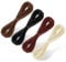 cobee 4 cuerdas de cuero, cordones de cuero de 5.5 yardas, cordón para collar, cuerda plana para joyería, pulseras, cuentas y manualidades (tipo 1)