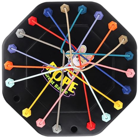 Rope Knots Challenge Game - Twisted Rope Puzzle Game, Untangling Rope Puzzle | Multipurpose Rope Wear Game, Brain Teaser To Gather And Travel, Toys Me