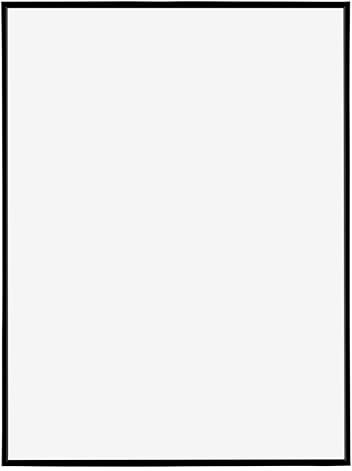 Dutch Frame Factory - Cadre photo 75x98 cm - Noir Mat - Cadre photo en verre Plastique Anti Reflet Verre Acrylique - Cadre 75x98 cm - Easy