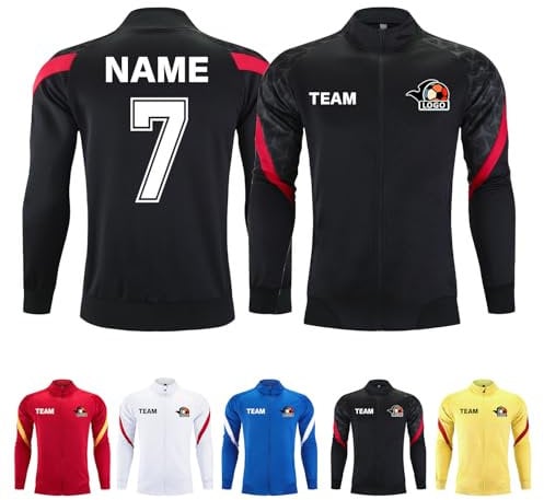 LAIFU Maßgeschneidert Trainingsanzug, Personalisierte Trainingstrikots mit Name, Nummer und Team