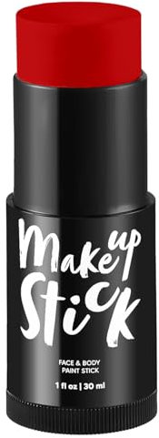Spooktacular Creations Halloween, 30 ml / 1 oz, color rojo para niños y niños, Fêtes d'eau pour Halloween, SFX, Cosplay, Joker, Clown, Maquillage, Fêtes costumées