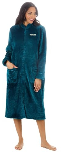 Style It Up Personalised Womens Robe Dressing Gown - Super Soft and Warm Fleece Bathrobe - Ideal for Gifting - Available in Range of Sizes and Colours