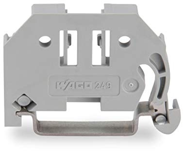 Endklammer 6mm breit grau 249-116,Elektroinstallation,WAGO Kontakttechnik,249-116,4017332270823
