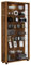 VCM Glasvitrine stehend | Vitrine Glas mit ESG-Sicherheitsglas | Maße ca.H. 113 x B. 59 x T. 18 cm | Standvitrine Glas | Modern und platzsparend | Glas Vitrinenschrank – Lumo Maxi