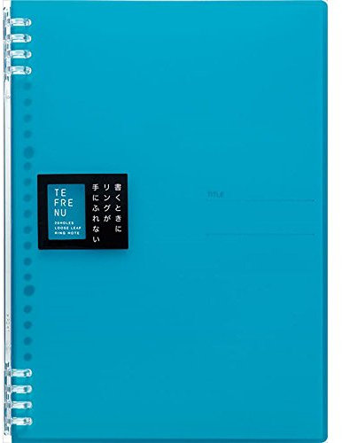 KING JIM 9855TTE Miss Ring Notizbuch, Tefline, B5, Hellblau