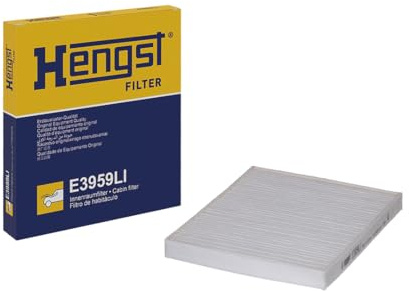 HENGST - Innenraumfilter E3959LI - Luftfilter für den Innenraum mit Pollenfilter - Filtert Staub & Pollen für Allergiker - Für saubere Luft im KFZ - Automotive Zubehör für Fahrzeuge | Kompatibel mit: SUZUKI JIMNY Geländewagen geschlossen, JIMNY Geländewagen offen