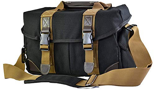 Large DSLR SLR Camera Shoulder Bag Case Compatible for Nikon D3400 D3500 D850 D5300 D5600 D7200 D7500 D750 Canon EOS M50 M100 4000D 2000D 800D 80D 77D etc