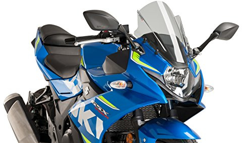 Puig 9722H Z-Racing Windscreen optimised aerodynamics, Smoke