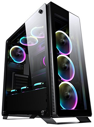 Sahara Gaming P35 C500B ATX Black Tempered Glasses gaming case