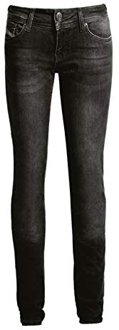 John Doe Betty XTM Motorrad Jeans Damen Stretch mit Protektoren Black 36/34