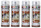 Spectrum Vernis Transparent Aérosol Acrylique Satin Bois, Métal, Aluminium, Verre, Pierre, Plastique 4x400ml