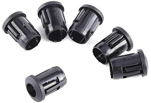 Nylon Schwarz Led Halterung, 50pcs Leuchtdioden Halter Klipp Lünette Befestigung Led Fassung 3/5/8/10mm (5mm)