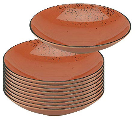 10er SET CreaTable 22518 Nature Collection Suppenteller 22 cm TERRA