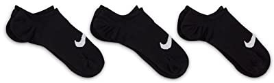 Nike SX5277-011 Everyday Plus Lightweight Socks Femme BLACK/WHITE Taille XL