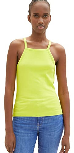 TOM TAILOR Denim 1035368 Top, 24702-Neon Lime, XS para Mujer