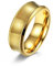 Musihy Edelstahl Ring Damen Gold, Ringe Frauen 62 (19.7) Engagement Ring Gold Außen Konkav und Innen Konvex Schmuck Ring