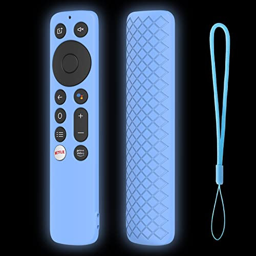 Writiany Silikonhülle für OnePlus TV Fernbedienung Case Cover, Schutzhülle Kompatibel mit OnePlus TV Fernbedienung für U1S/Y1S/Y1S Edge/Y1S Pro (Leuchtendes Blau)