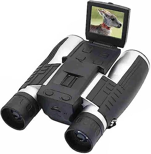 BPILOT Digital Camera 1080P 2.0 LCD 12x32 HD Black Binoculars Foldable Telescope with Built-in Digital Camera New Full HD