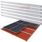 Sorlpv 1500mm Aluminium Montageschienen Set für PV-Modul, 1,5m Universal Aluprofil, Systemprofil, Befestigungsschiene Photovoltaik Montageset, Systemprofil für 6 Stück