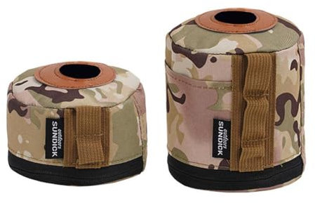 Camping Canister Storage Case Portable Gas Protective Sleeve Roll Paper Storage Camping Accessories Box Outdoor Bag Tools Tissue